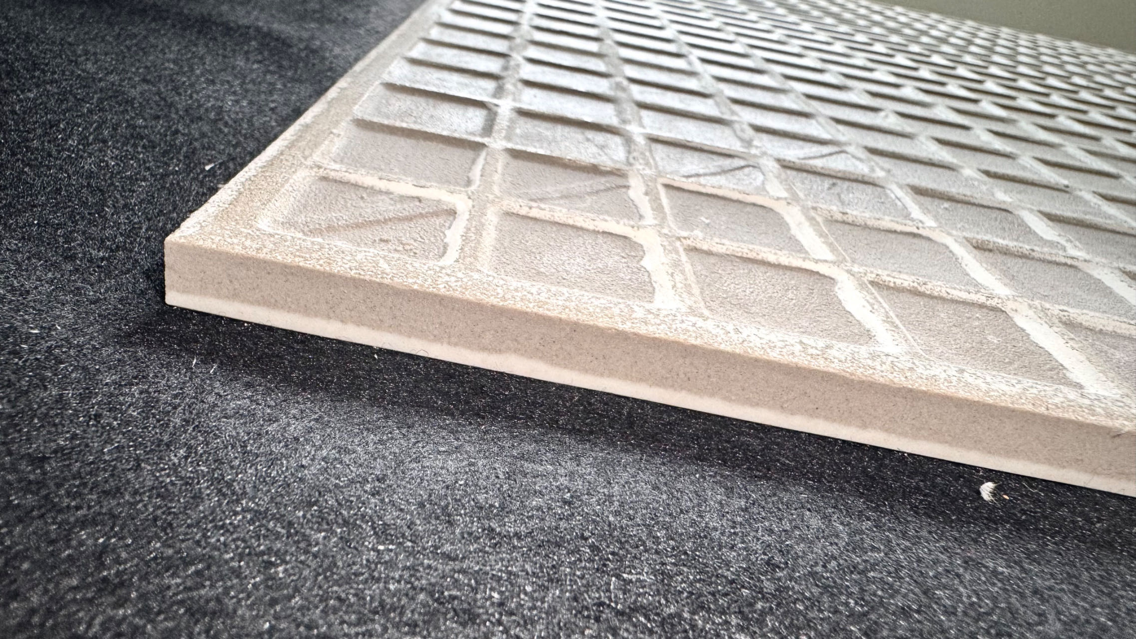 polished porcelain tile double loading body
