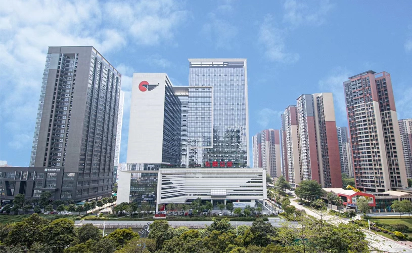 Dongpeng Group HQ, top 10 ceramic tile manufacturer China, Foshan business campus