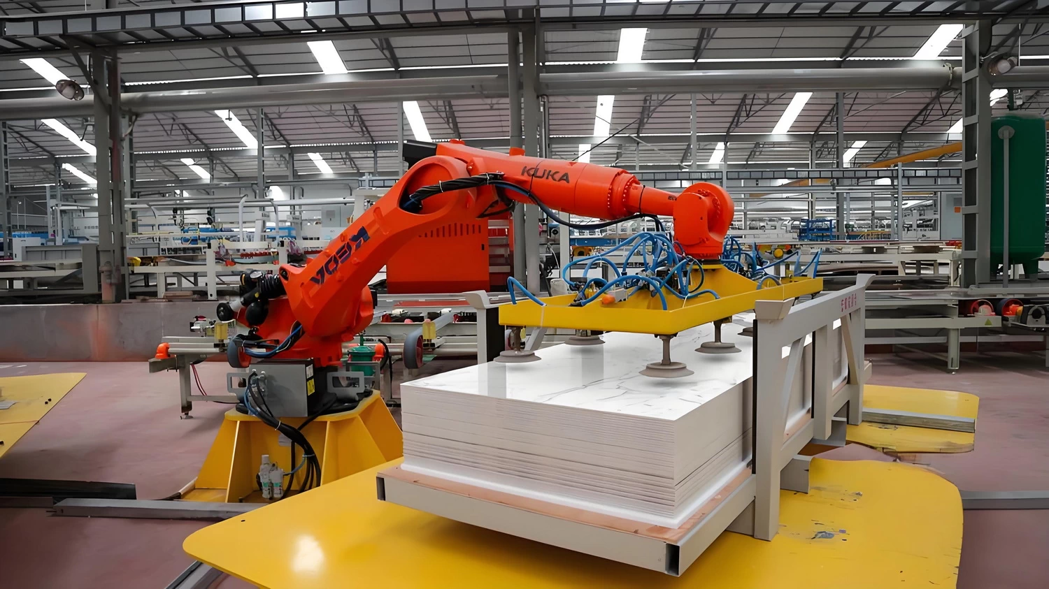 Porcelain tile factory robotics, supporting top 10 ceramic tile manufacturer China