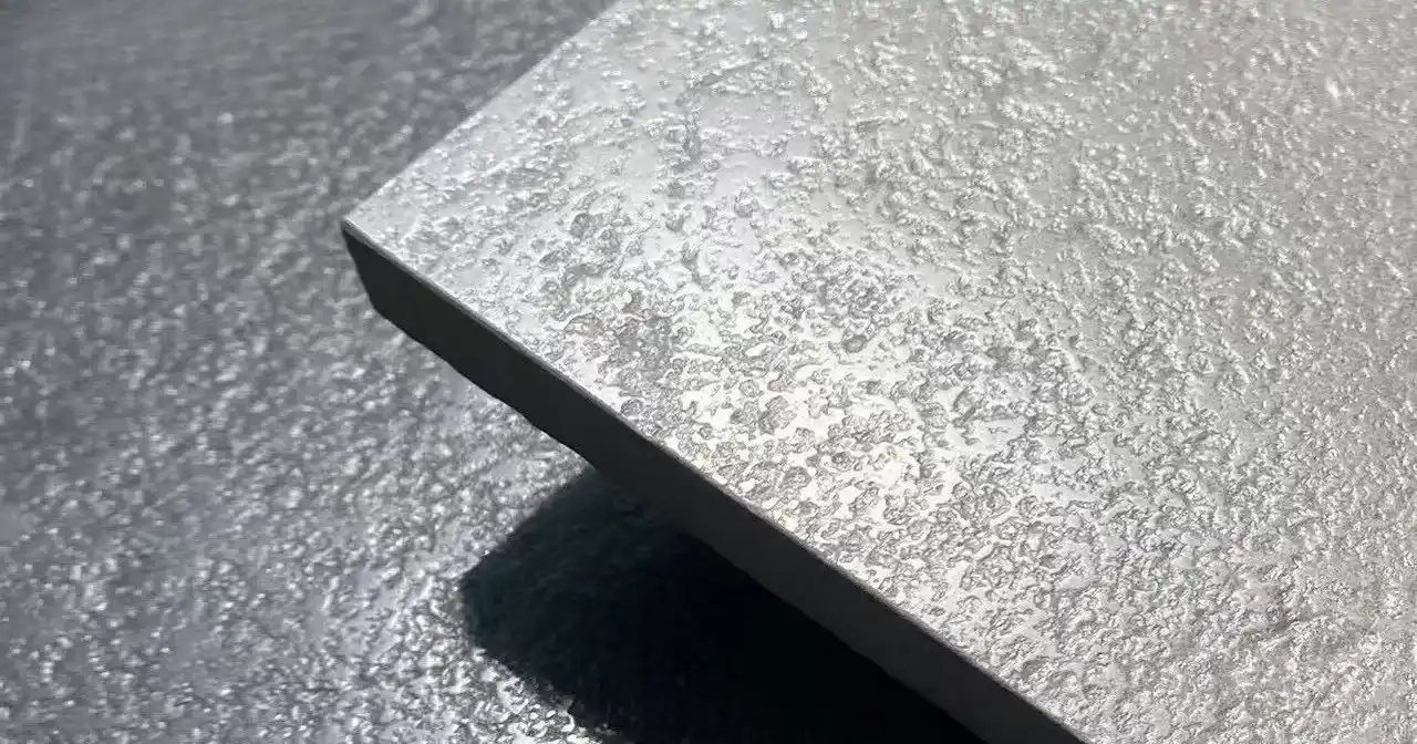 Multiple technology tile finish combining layered tile surfaces and effects, engineered tile surface
