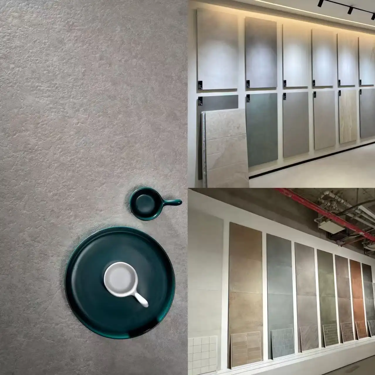 China Rustic Tile | Light Grey Minimal Textured Surface Light grey rustic tiles with subtle texture for modern interiors