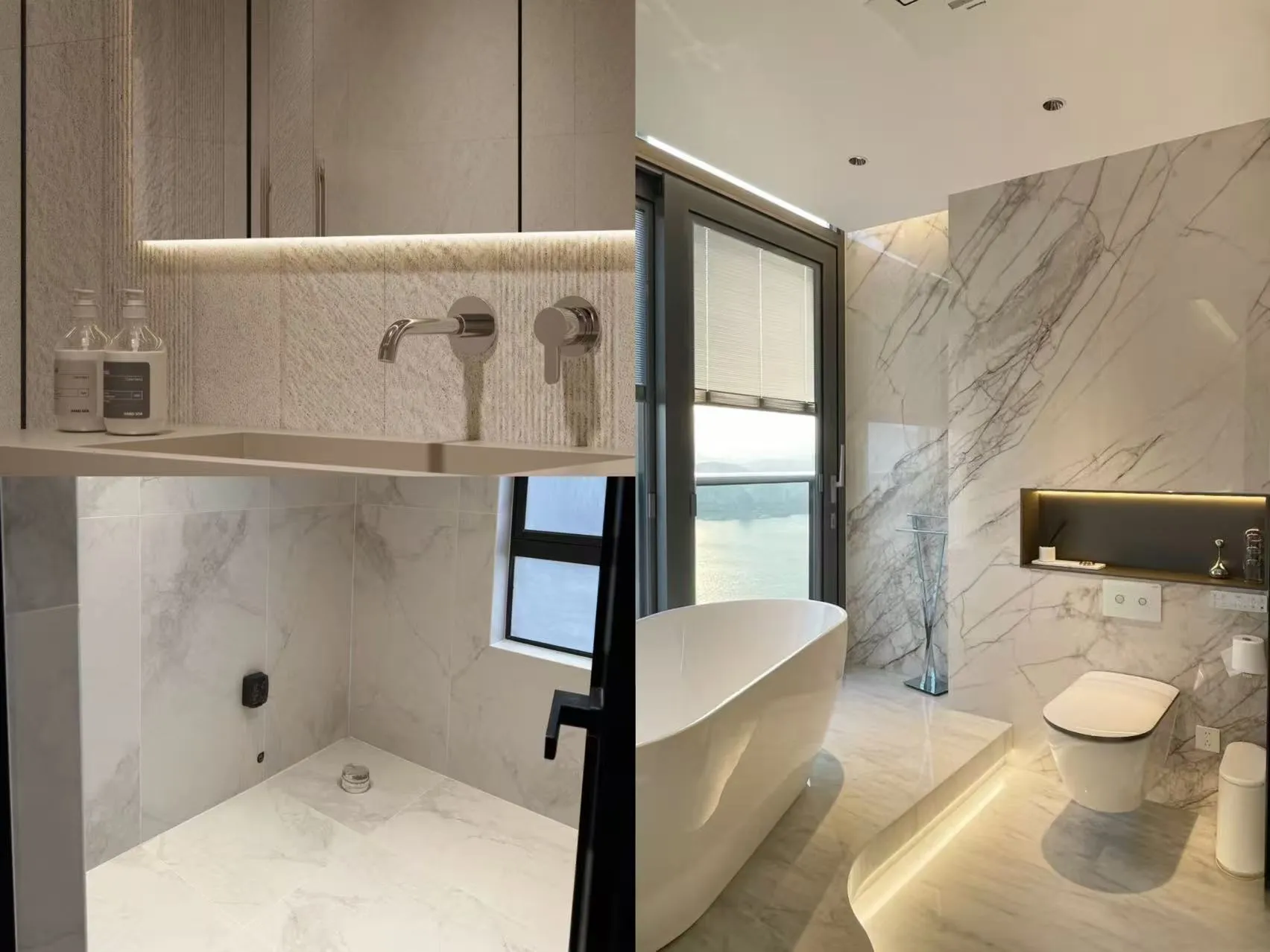 Bathroom Tile Manufacturer Inspiration for Luxury Interiors Bathroom tile manufacturer inspiration with marble-look shower tile, vanity wall tile, and luxury bathroom porcelain design