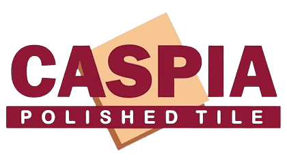 CASPIA Polished Tile logo — displayed on Kingsun site, ceramic tile manufacturer in Foshan, China.