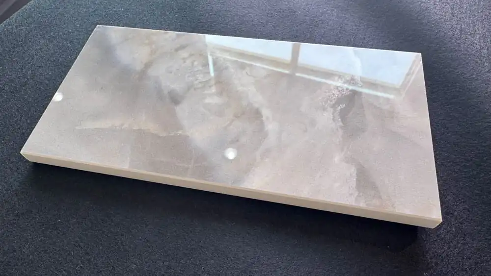 Tile glossy surface