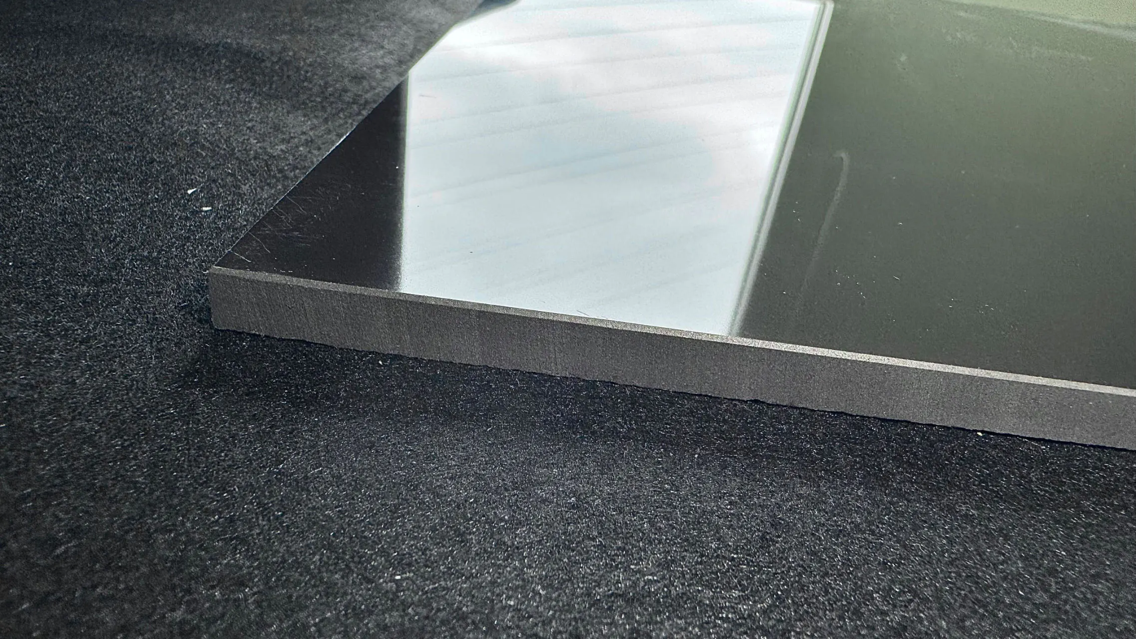 polished porcelain tile super black