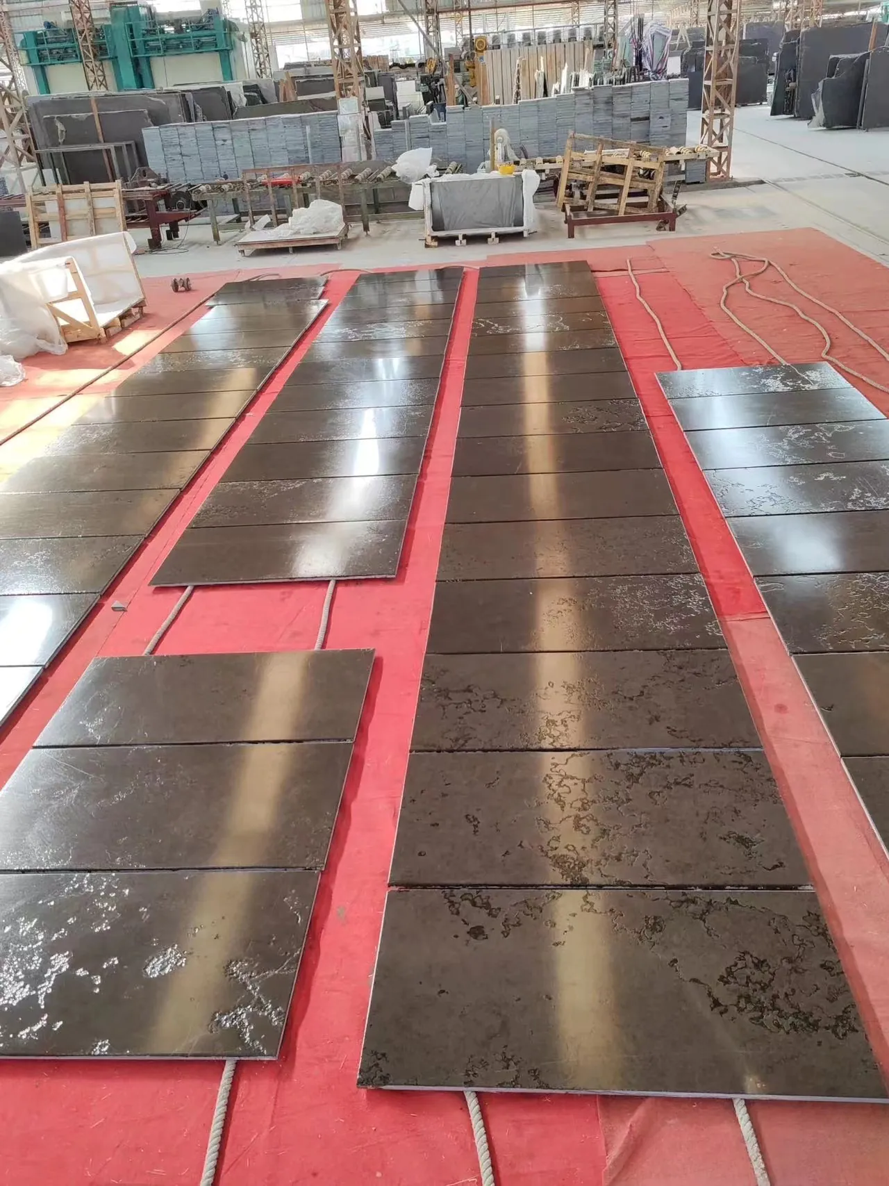 Oxidized metal patina look porcelain large panels factory